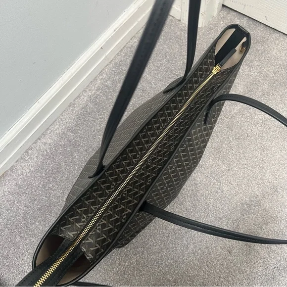 New Condition Tory Burch Always Ready Black and Brown Tote Bag - Picture 5 of 7